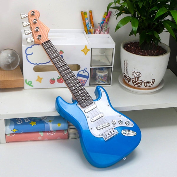 Legetøj Børns Store Spillemand Og Kvinde Simulation Ukulele Elektronisk Guitar Legetøj Musik Begynder Musikinstrumenter