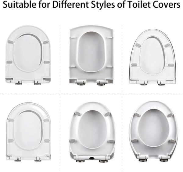 Toalettsits Buffertar 4-pack Sits Bumpers Universal Stoppar För Toalettlock