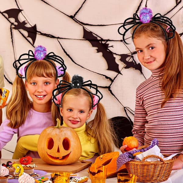 Sæt med 2 Halloween-hårbånd Halloween-kostumehårbånd