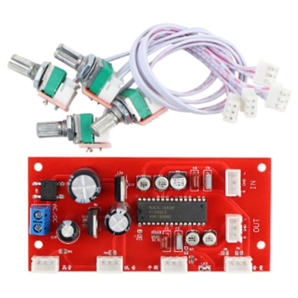 UPC1892CT + NE5532 Tone Plate Volume Control Board Forforstærker med diskantbasbalancevolumen