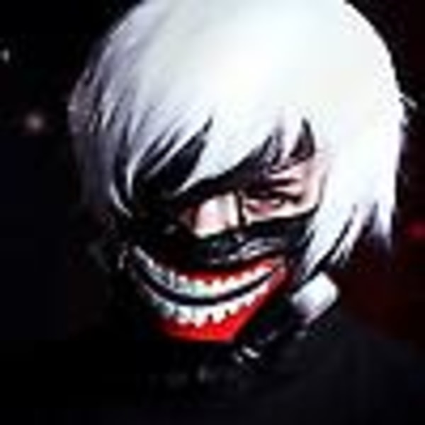 Ghoul Mask Dragkedja Gummi Mask Anime Cosplay Mask