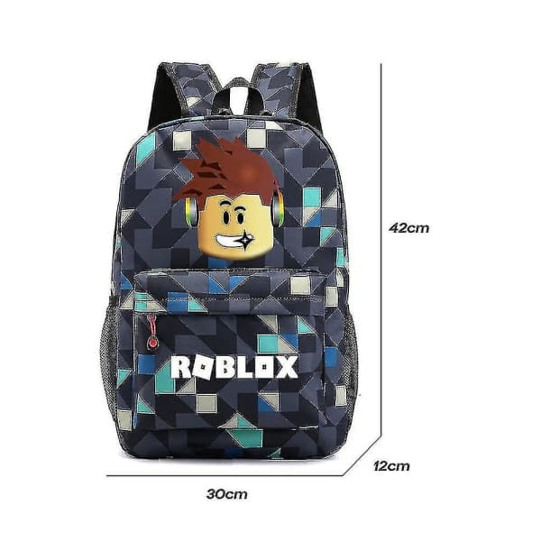 Roblox Rygsæk Skoletaske til Børn Drenge Piger YC