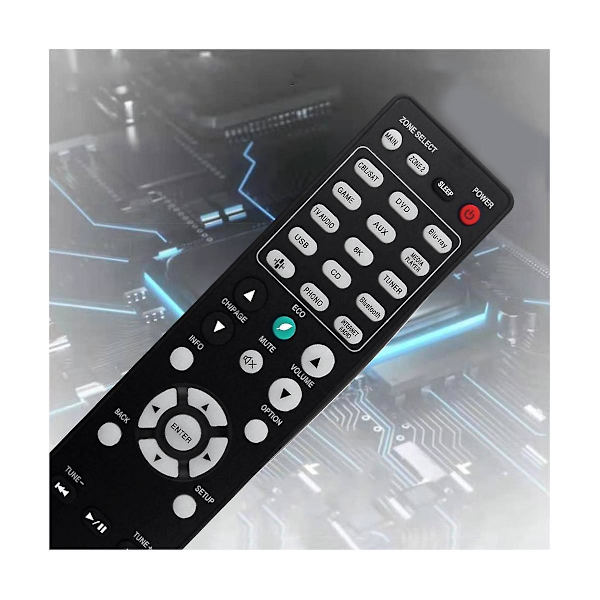 Rc042sr Erstatningsfjernkontroll for 4k Uhd Ultra Hd Av-mottakere Fjernkontroll Sr6015 Nr1711 Sr5015 Dab Sr5