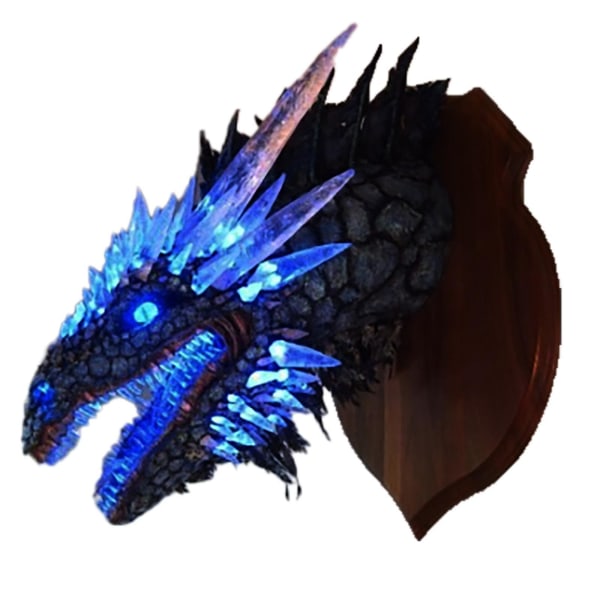 Dragon Legends Prop 3D Seinälle kiinnitettävä dinosauruksen veistos Seinätaide Veistoksen muoto Patsas Seinätaide Kodinsisustus Puutarhan koristelu