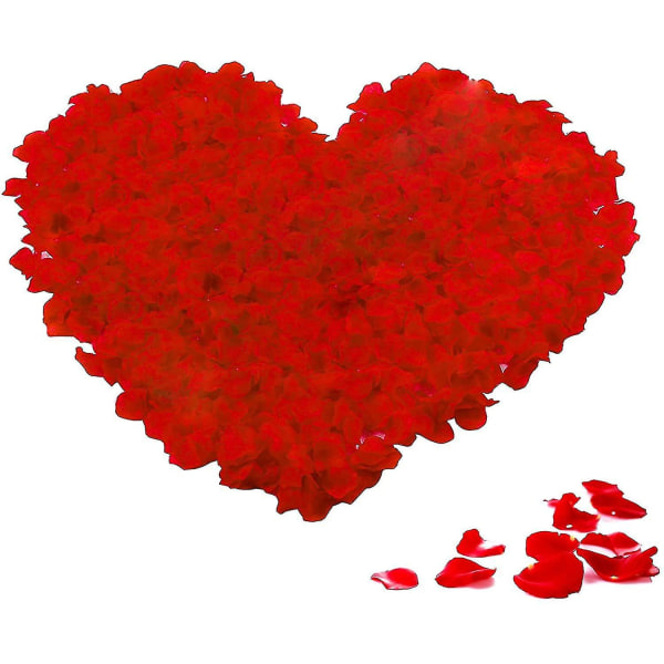 Roseblader 1000 stk for bryllup, Valentinsdag, romantisk A