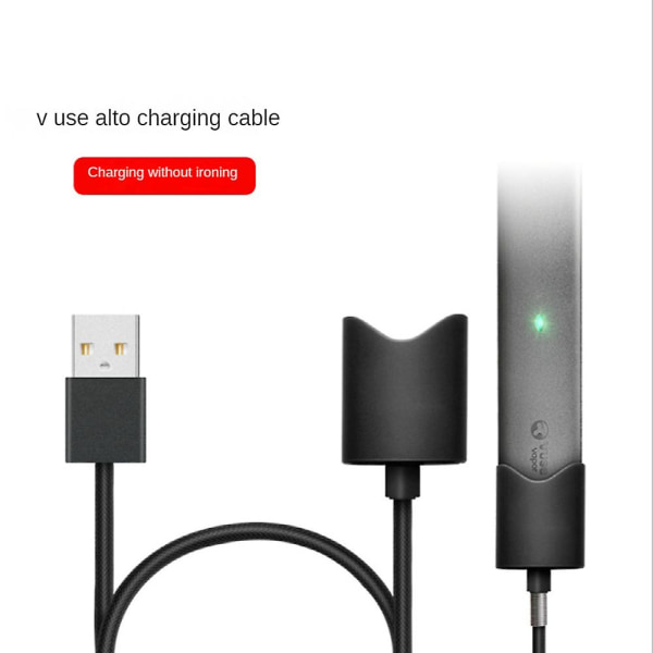 Type-C-liitäntä latauskaapeli Vuse Alto magneettiselle latausjohdolle, universaali muotoilu, 45 cm (harmaa Typ