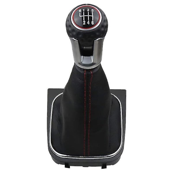 Girskifte-knagg og støvhette-sett for Golf 5 6 Mk5 Mk6 Gtd R32 R20 2004-2013 - 6-trinns girskifte-knagg