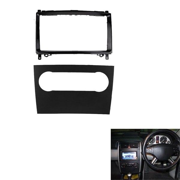 Bilradio Fascia for A Class W169 2004-2012 Dash Kit Installer Facia Panel Console Bezel Adapter Plate