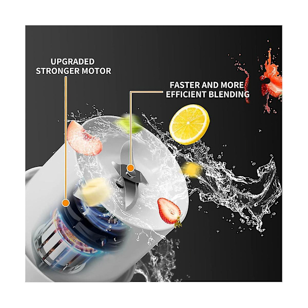 Bärbar Blender, liten Blender för Shakes och Smoothies, Personlig Resestorlek Blender med Magnetisk