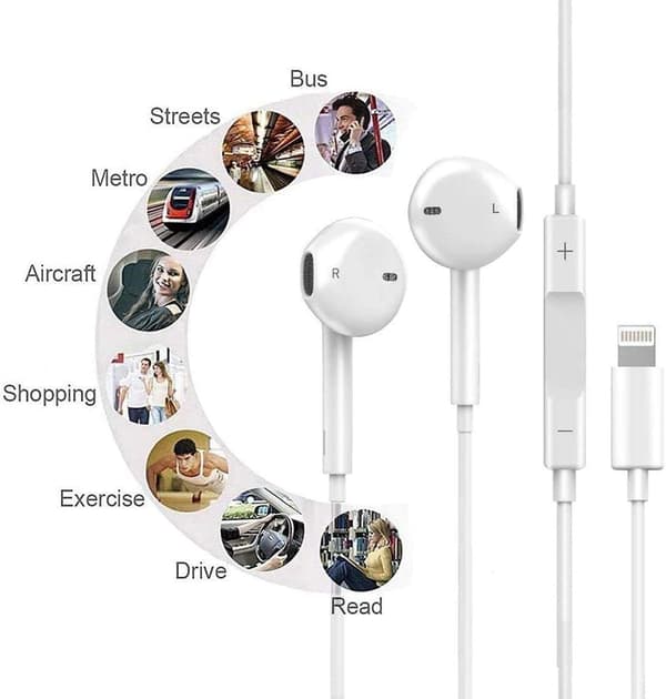 LX-Fladhoved lynkabel headset kan tale i7/8X generation kablet Bluetooth headset