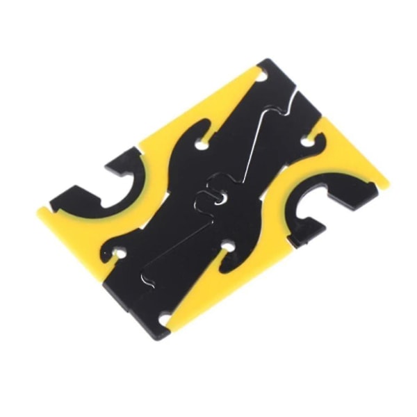 Selfie Carbon Card Foldbar Mobiltelefon Holder Portabe Justerbar Telefontilbehør Yellow