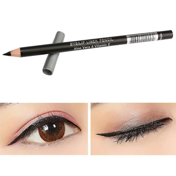 Sajy Waterproof Black Eyeliner Pencil Eye Liner Makeup Tool Kosmeettinen kynä