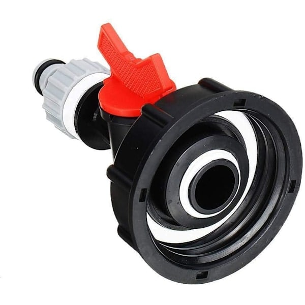 IBC-adapter for hagevanntank IBC S60X6 med kran og tilkoblinger