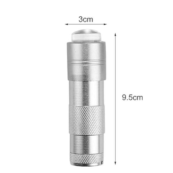Nagelkonstlampa Universal Bärbar Silikon Nagelkonst Värmemålningsficklampa Lämplig för Flickor Nagelkonstlampa Penna Mini