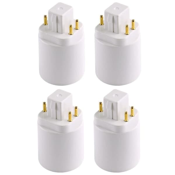 4-Pakning Gx24q til E26/E27 Sokkeladapter Lampeholder