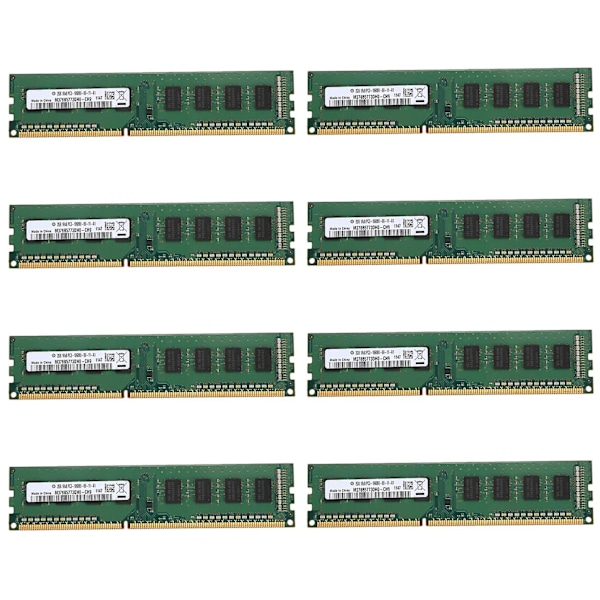 8x DDR3 2GB RAM 1333 MHz för Intel Desktop PC-minne 240-stifts 1.5V Ny DIMM