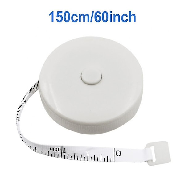 Mini Mjuk Platt Linjal Centimeter - 1.5m Kropps-Måttband Sömnad Skräddare Måttband