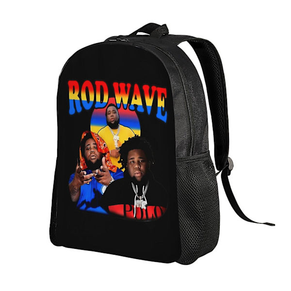a685Rod Wave Skolryggsäck för tonårsflickor Mellanstadieryggsäck Laptopväskor zxDM685