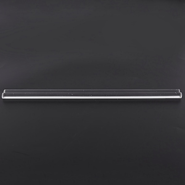 2 st 10 mm Klar Rund Akrylstav PMMA Extruderad 30 cm Längd