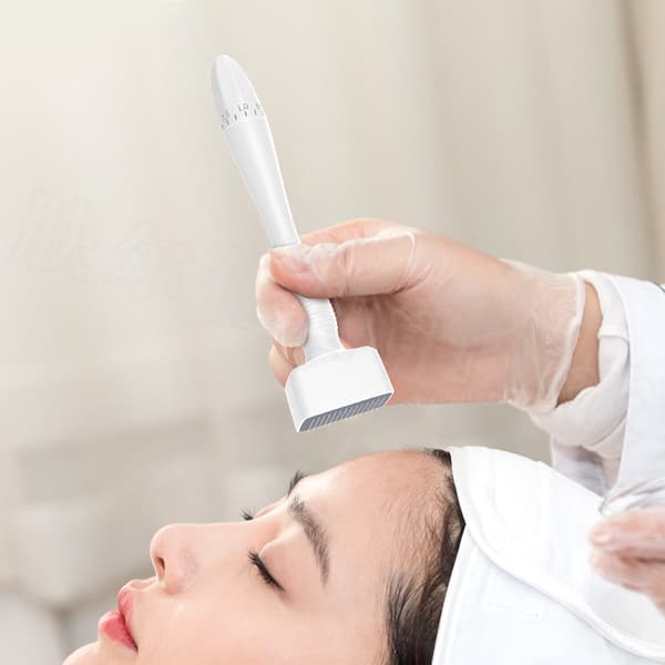 Justerbar Micro-Needling Derma Stamp Roller Hudplejeværktøj til Ansigt Hår Skæg
