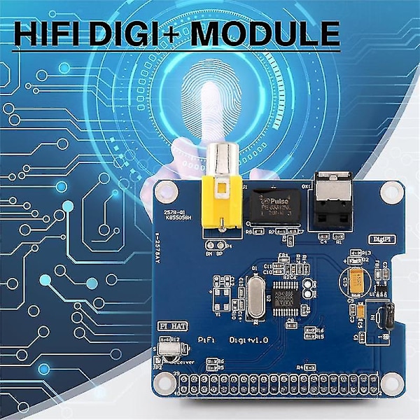 Sc07 Raspberry Pi Hifi Digi+ Digital Sound Card I2s Spdif Optisk Fiber For Raspberry Pi 3 2 Modell