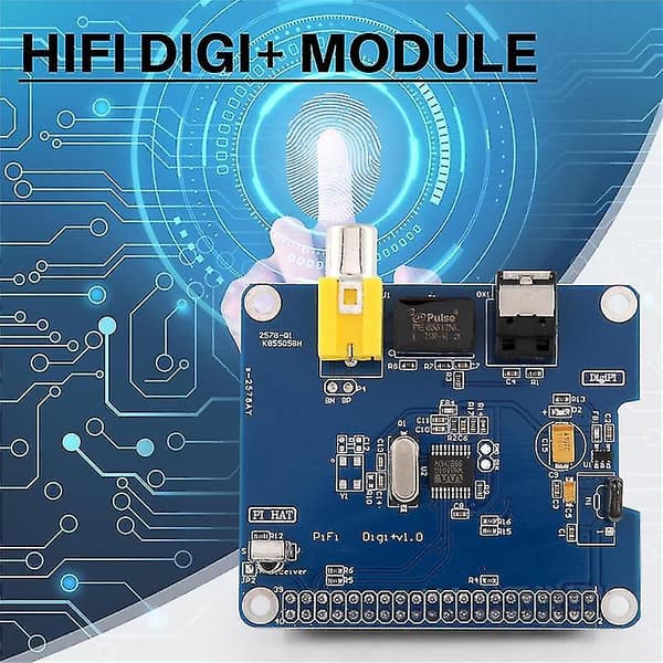 Sc07 Raspberry Pi Hifi Digi+ Digital Sound Card I2s Spdif Optisk Fiber Til Raspberry Pi 3 2 Model