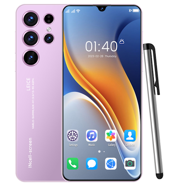 Uusi S24 Ultra 6,8-tuumainen Android all-in-one 1+16G -älypuhelin gold