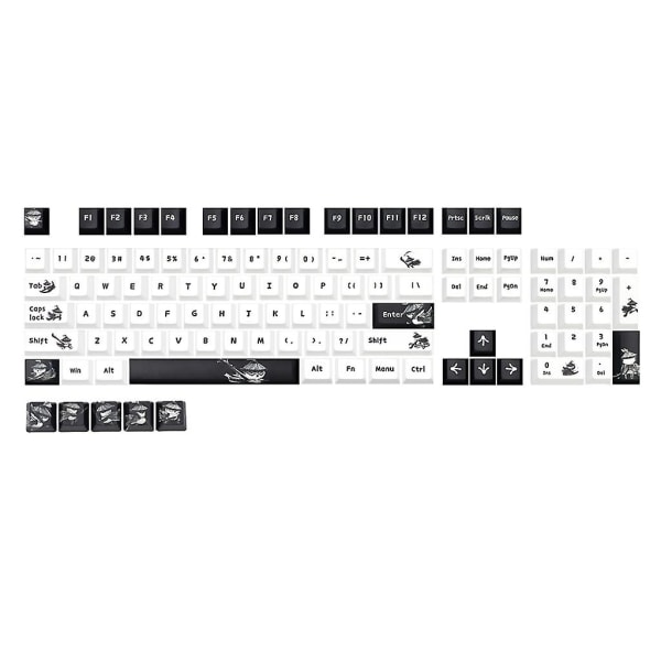 Keycap Dye Sublimation OEM Profil Mekanisk Keyboard Pbt Keycap 109keys/set