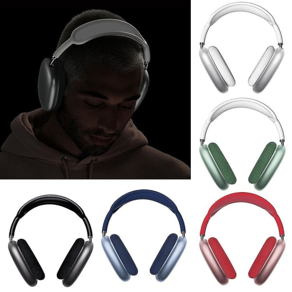 REMAKE P9 On-Ear Hodetelefoner Memory Foam Full Dekning Hodetelefoner Aktiv Støyreduksjon Sølv