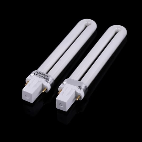 4 x 9W UV-lamper, UV-herdende lamper for utskifting av neglerør