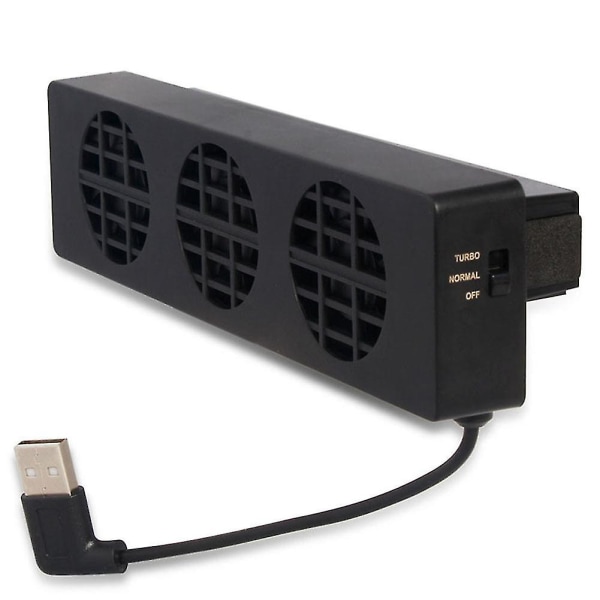 Kylfläkt Spelkonsol Docka Kylare Med 3-fläkt USB Kylfläkt För Nintendos Switch Ns Stand