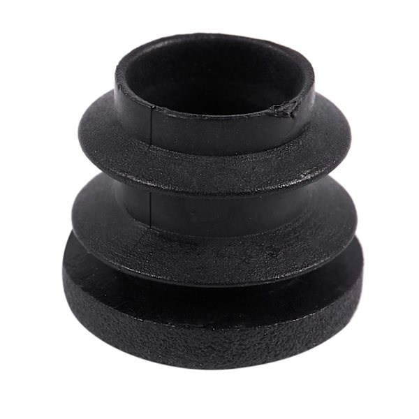 15 st Svarta Plastproppar Runda Rörinsatser Rörplugg 16mm