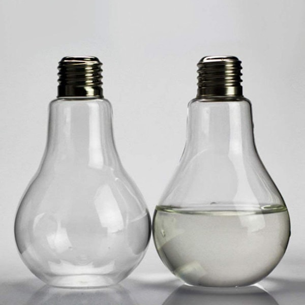 Transparent Glass Vase i Pæreform for Planter, Blomster, Hjem, Hage, Bryllupsdekorasjon