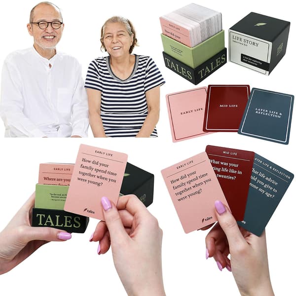 150 stk. Livshistorie Interview Kit Kort