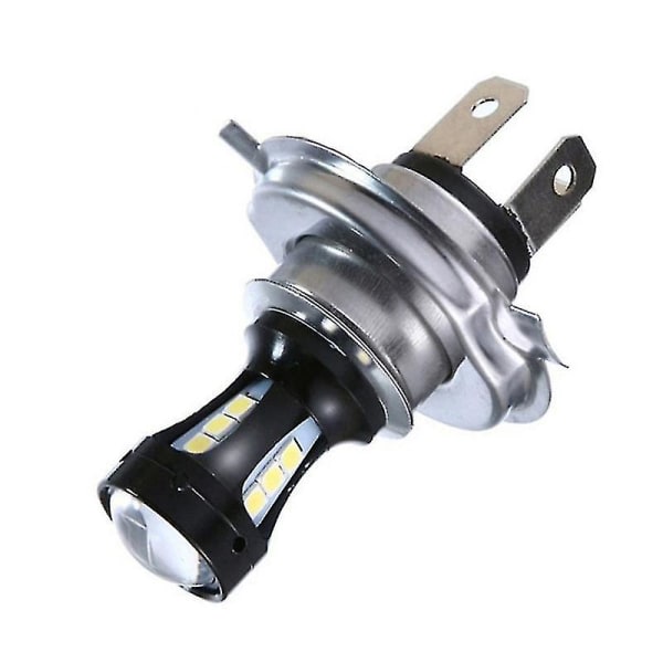 H4 Motorsykkel Hovedlys 3030 18smd Led Bil Hovedlys Lampe Pære 950lm 6000k 18w 12-24v