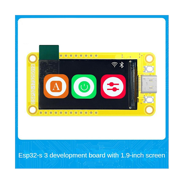 2 kpl Esp32-s3 kehityskorttia 1,9 tuuman näytöllä Lvgl kehityskortti Wifi&bluetooth 170x320 Älykkäät näyttöruudut