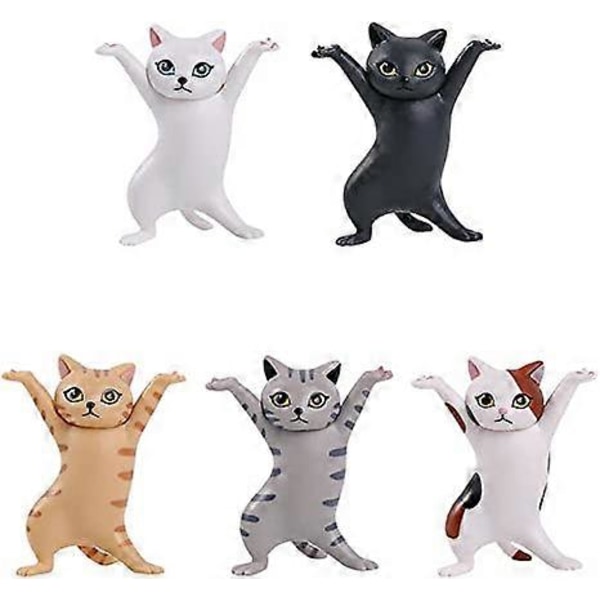 5 stk Dansende Katt Hodetelefon Stativ For Airpods 1/2/3