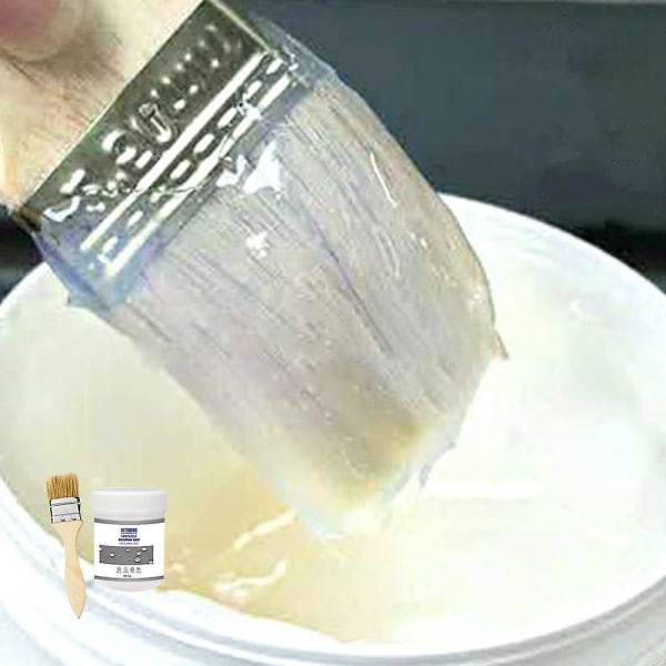 30/100g vattentät beläggning osynlig pasta tätningsmedel polyuretanlim med borstelim Reparationslim för hemtakbadrum