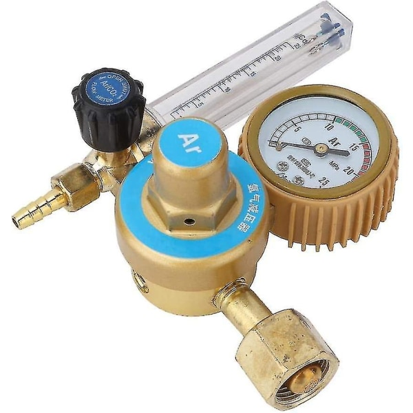 Argon Co2 Flow Meter Regulator, Trykmåler 0~25mpa, Universal Argon Co2 Svejseregulator Trykreducer