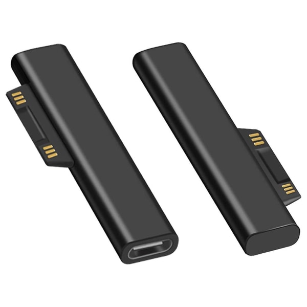 For Surface Connect til USB-C Magnetisk Adapter, Type C Fungerer med 15V/3A 45W til Surface Pro 6/5/4/3