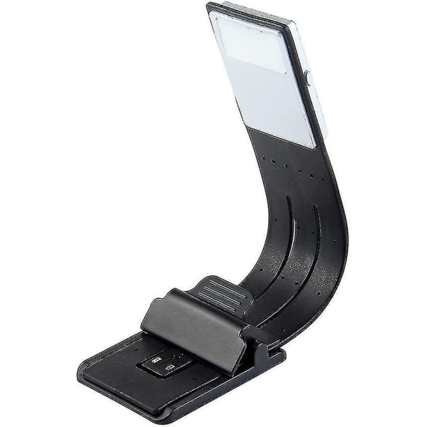 Clip-on led läsljus Flexibel arm Kindle E-läsare USB Uppladdningsbar 4 ljusstyrkanivåer för böcker, Kindle, e-boksläsare, surfplatta, ipad, kobo, bärbara datorer