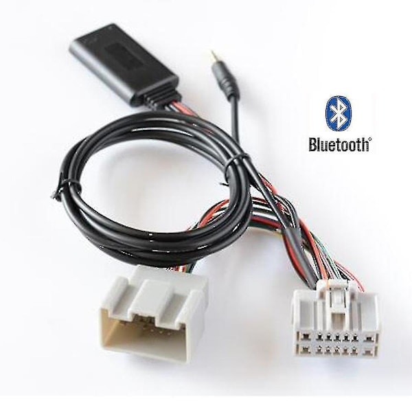 Auton Bluetooth 5.0 langaton puhelimen handsfree Aux-tuloadapteri Volvo C30 S40 V40 V50 S60 S70 C70 V70 Xc70 S80 Xc90 -malleihin mikrofonilla