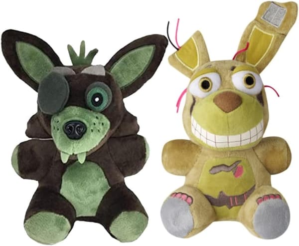 Plys kanin Midnight Plyslegetøj, Springtrap og Phantom Foxy