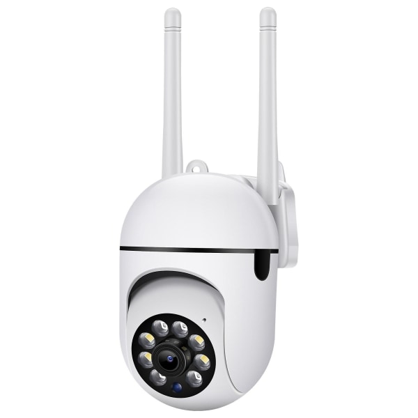 3MP IP WiFi-kamera HD 2.4+5G WiFi 4x Zoom-kamera Färg Nattsyn AI