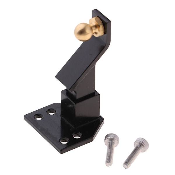 Svart Metall Trailerkrok Shackle för Rc4wd D90 1/10 Rc Bil Bakre Stötfångare Montering