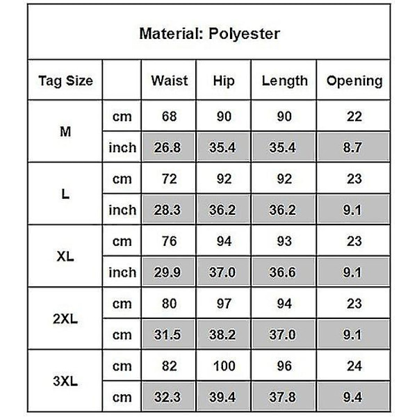 Män Base Layer Byxor Sport Löpning Gym Byxor Black M