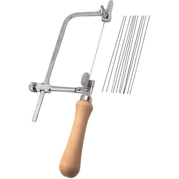 Smykke Sav Justerbar Smykke Sav Ramme Med Savblade Professionel Fremstillingskit (med 12 Savblade) Cy