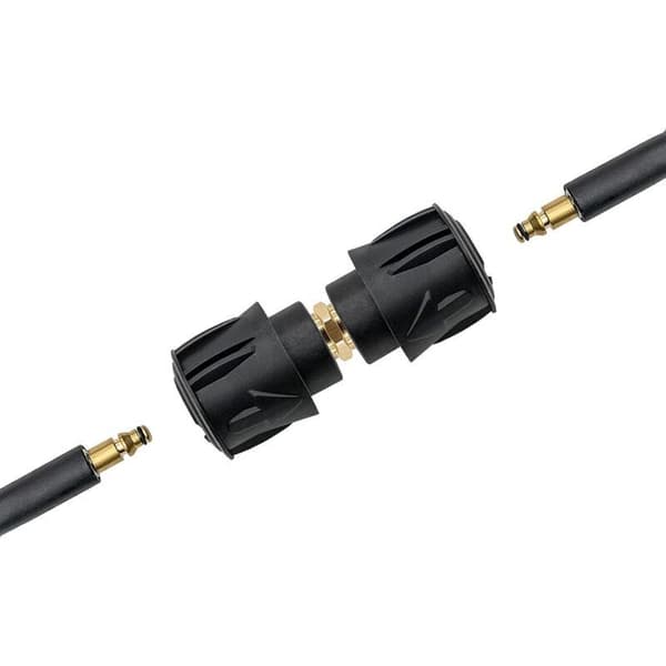 Högtryckstvättstillbehör: Kärcher dubbelhuvud högtrycks snabbkoppling. Slanganslutningsadapter, 2-pack