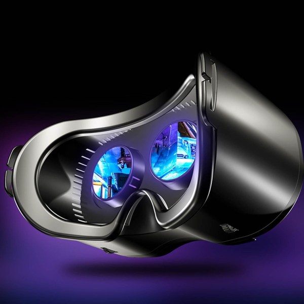 VR-kuulokkeet puhelimille Virtuaalitodellisuuslasit Langattomilla kuulokemikrofonilla elokuville ja peleille