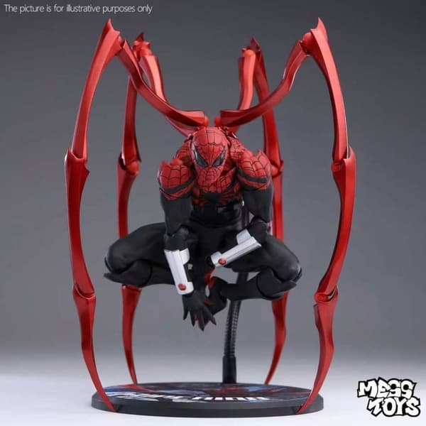 MESS TOYS Spider-Man Miles Morales Ledad Figurleksak